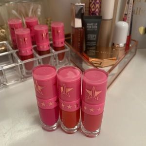 Set of three Jeffree Star Velour Liquid Lipsticks